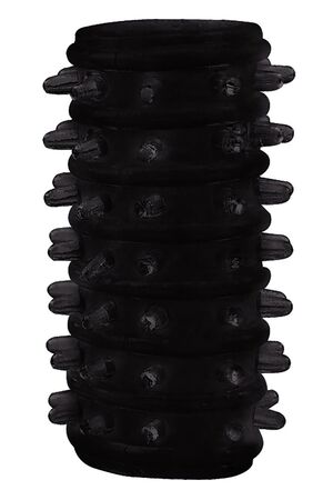 Набор из 7 черных насадок Penis Sleeves Set